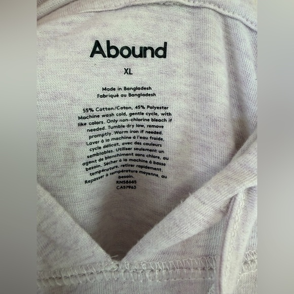 Abound Purple Pullover Lightweight Hoodie - Picture 3 of 12